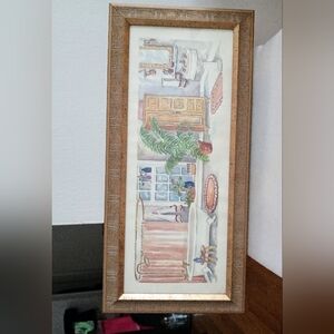 Bathroom Hanging Wall Picture